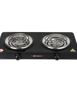 Cocina Eléctrica 2 Hornillas Imaco HP-1400 Negro