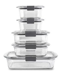 Alternative view of Set de 5 herméticos de vidrio Brilliance Rubbermaid 2118303